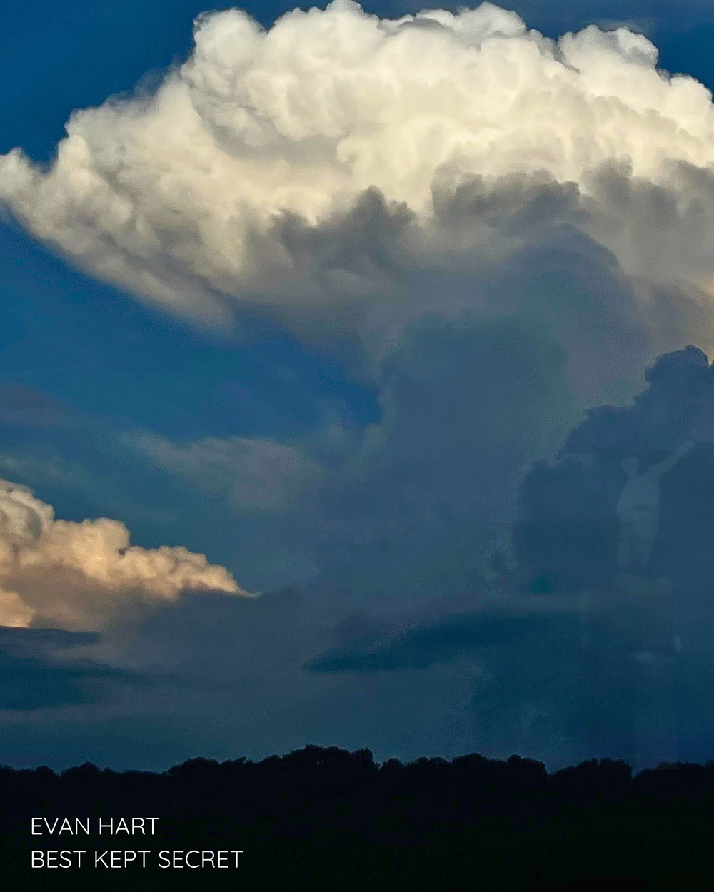 A graphic for the song "Best Kept Secret". It's of clouds.