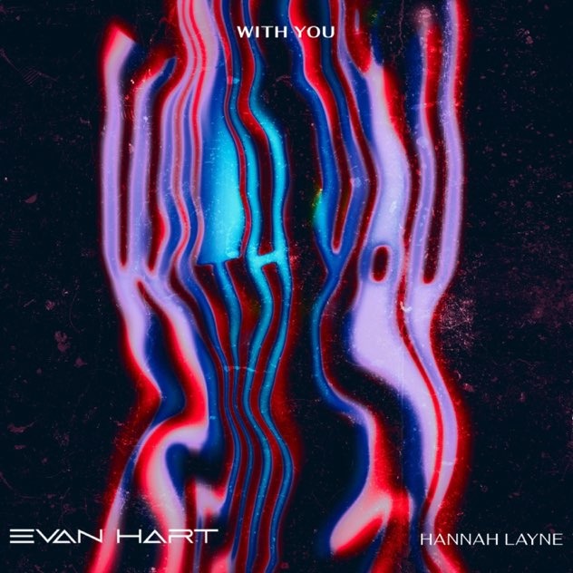 A graphic for the song "With You". It's an abstract image of the words "With You" stretched out.